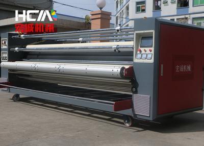 China 38kw Roll to roll Heat Press Machine , Oil Heating Textile Sublimation Printing Machine for sale