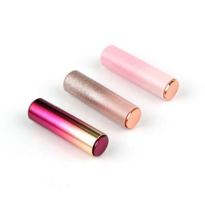 China LOW MOQ High Quality Wholesale Empty Pressed Pink Purple Lipstick Packaging Container New Arrival Lipstick Tube for sale