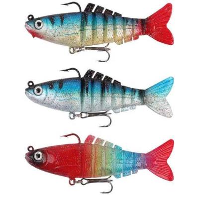 China Larva Soft Lures Silicone Bass Pike Minnow Swimbait Fishing Worm Jigging Plastic Baits 50mm 76mm Artificial 89mm 02 for sale