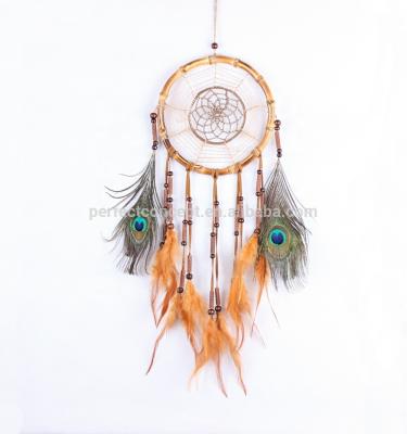 China New Design Dream Catcher Antique Imitation Bamboo Wall Hanging Handmade Large Dream Catcher for sale