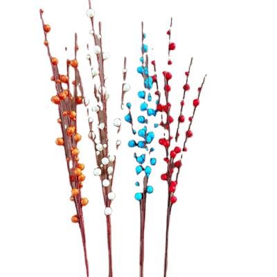 China Wholesale Nice Minimalist Prices Different Colors Bulk Decor Artificial Silver Willow for sale