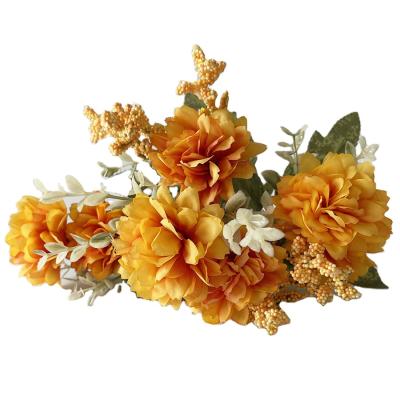 China Silk Rose Hydrangea Wedding Decoration Flowers Photo Props Artificial Flowers Wholesale for sale