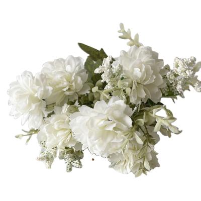 China Home Decoration Silk Decorative Hydrangea Flower Arrangement Preserved Flower for sale