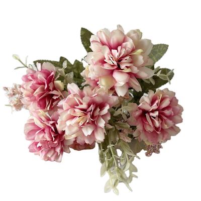 China Silk Artificial Flowers For Home Decor Artificial Flowers Wedding Decoration Small Peony for sale