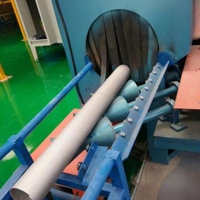 China Steel plate surface cleaning cheap shot blasting machine which can be used to remove rust from inside and outside walls of steel pipes for sale