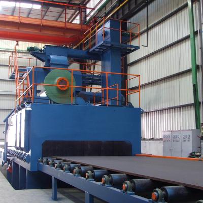 China Q69 Steel Plate Surface Pretreatment Cleaning Line With Good Quality And Reasonable Price for sale