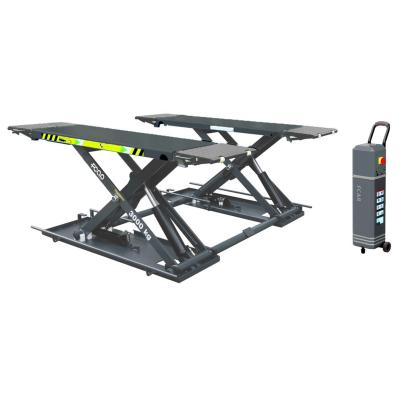 China FCAR FC-30CBL CE Car Lift Expandable 3 Ton Low Rise Platform Mobile Scissor Lift Tested Garage and Factory Equipment 3000kg for sale