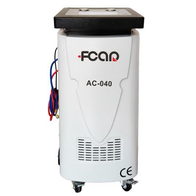 China Car Refrigerant machine for R134a R1234yf automatic gas filling cleaningrecycling CE tested garage equipment and tools AC040 a/c service machine for sale