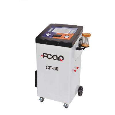 China Flush And Change Cooling System Machine Fcar CF-50 Equipped With Water Tank 10 Inch Touch Screen Engine Coolant Flow Machine 500*650*1100mm for sale