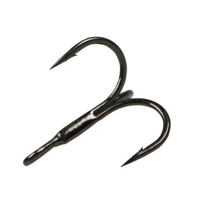 China Strong treble hook around bend treble hooks for barbed bait lures for sale