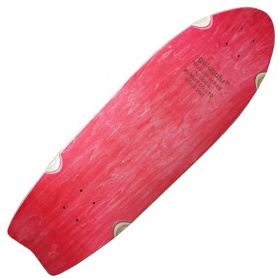 China Outdoor Activities Glue Three Layers Dyed Seven Layer Maple Earth Canadian Surfboard for sale