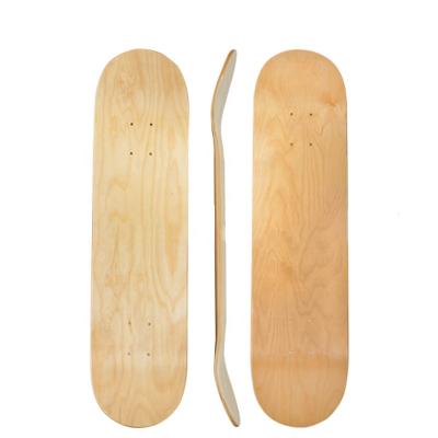 China Outdoor Activities Raw Chinese Maple Wood Board 31*8 Inch Warped Board Double Concave for sale