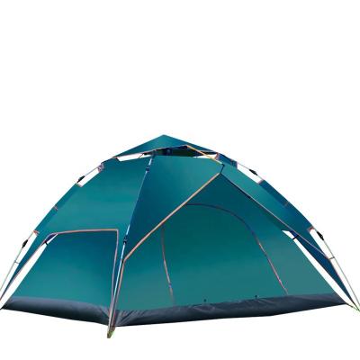 China UV-Resistant Outdoor 3-4 Person Thick Double Decker Camping Tent With Instant Setup for sale