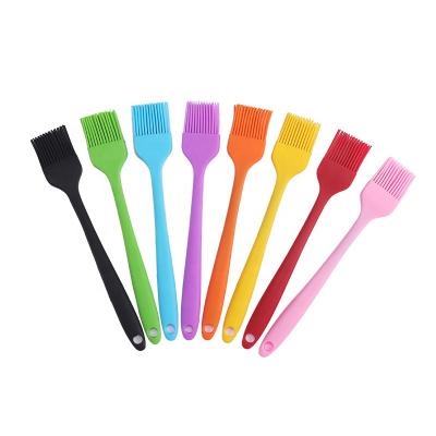 China Disposable Detachable Outdoor Barbecue Brush Integrated Small Silicone Oil Brush for sale