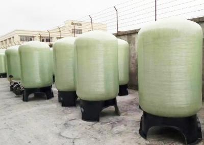 China Chemical Resistant Fiberglass Storage Tank FRP Sand Filter Vessel UV Resistance for sale