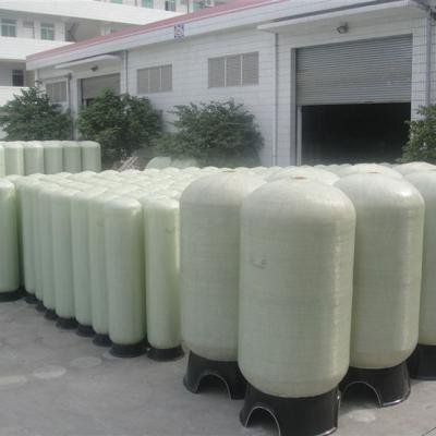 China PE Liner FRP Water Softener Resin Tank  , Fiberglass Hard Water Softener Vessel 150 Psi for sale