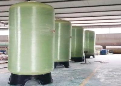 China High Vacuum Resistance FRP Pressure Vessel Tank Top Opening For Water Treatment for sale