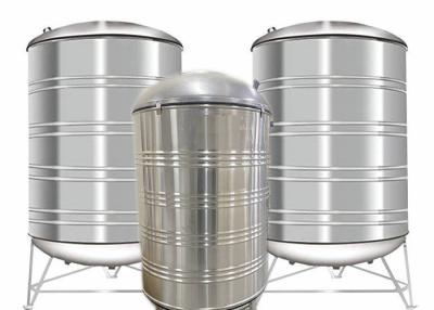 China Custom Stainless Steel Water Treatment Tank , Cylindrical Ion Exchange Filter Tank for sale