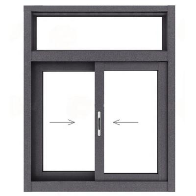 China Philippines Folding Sliding Window Aluminum Price Screen Double Glazed Window for sale