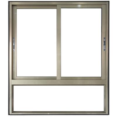 China Double Screen Special Offer Windows Folding Common Glazed Aluminum Alloy Sliding Window Cheap Aluminum Windows for sale