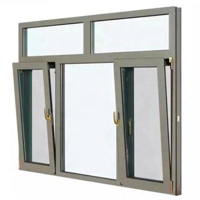 China AS2047 Folding Screen Windows And Doors Aluminum Tilt And Turn Windows for sale