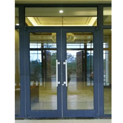 China Modern Good Prices Store Front Entrance KFC Commercial Aluminum Store Front Door for sale