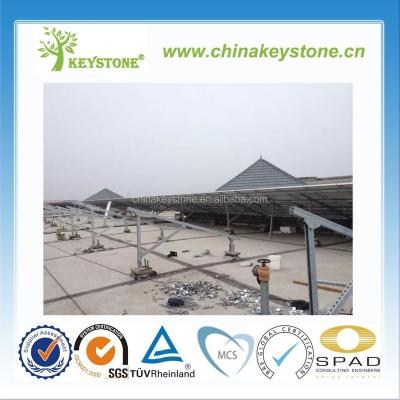 China Q235 Flat Steel Roof Rack Solar System Bracket / Steel C Triangle / Solar Panel Solar Mounting Structure for sale