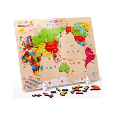 China Factory Direct Selling Eco-friendly National Map Wooden Puzzles Customized Wood Puzzle Tangram Wooden Puzzle for sale