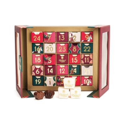 China Custom Recycled Materials Christmas Countdown 25 Year Christmas Calendar Advent Calendar Packaging Boxes New For Beauty /Chcolate /Pet Toys for sale