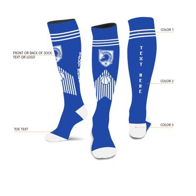 China Anti-Fault No Moq Custom Sports Socks Crew Black And White Bamboo Cotton Socks Logo Elite Socks Custom Basketball Socks for sale