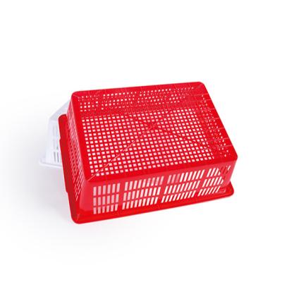 China Mesh High Quality Promotional Durable Using Cheap Plastic Storage Stackable Crates for sale