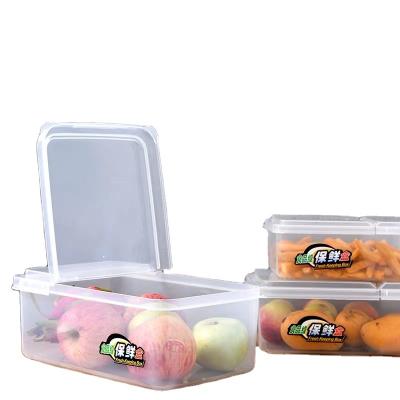 China PP Food Organizer Container Sealed Leakproof Safe Viable Clear Plastic Storage Box for sale