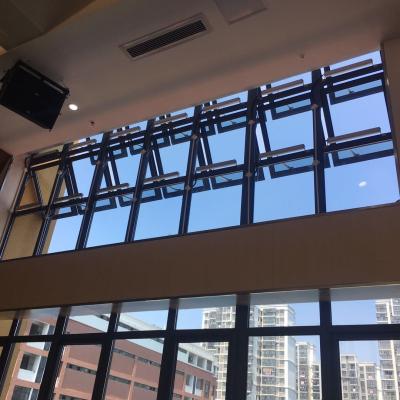 China Laminated Glass Top Hung Aluminium Windows Soundproof Heat Insulation for sale