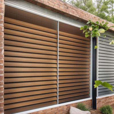 China Ventilated Aluminium Frame Louver Window / Aluminum Jalousie Windows for sale