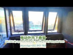 Screen Fiberglass Aluminium Casement Windows Dustproof Swing Opening