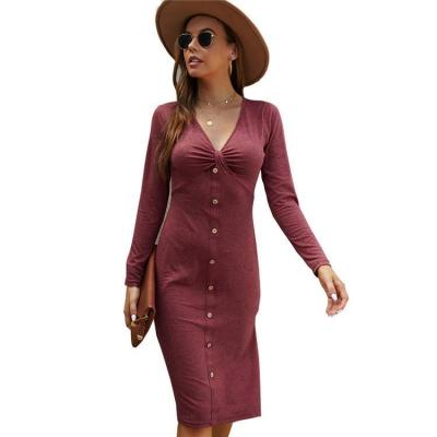 China Floral Dress Made Of High Quality Breathable Short Sleeve Dress Slit Casual Dress For Ladies for sale