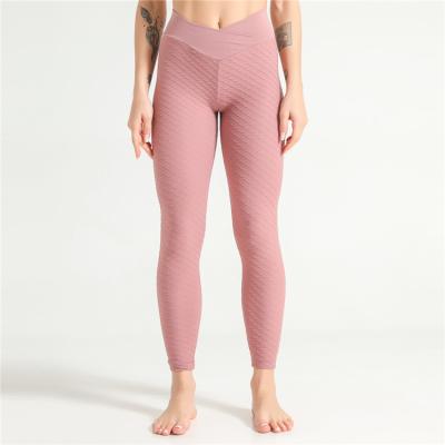 China Factory Supply Bargain Price Breathable High Waist Ruched Butt Fitness Yoga Pants Women Lifting Gaiters for sale