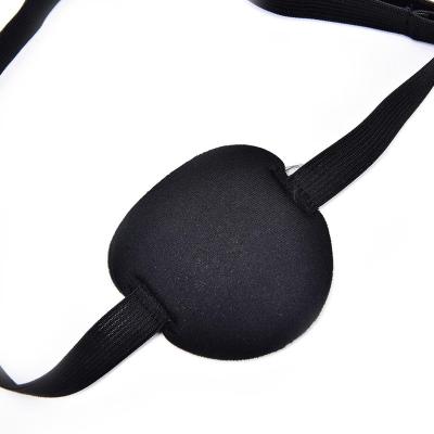 China Anti-puffiness Polyester Eye Cover 3d Pirate Travel Eye Patch for sale