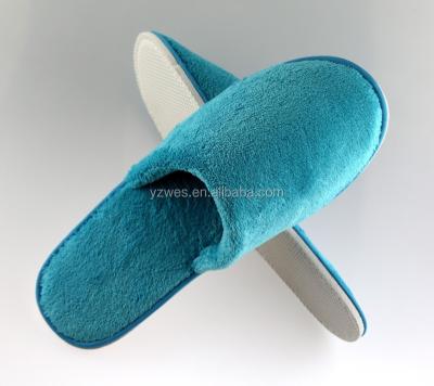 China New Colored Narrow Toe Hotel Fleece Coral Slipper for sale