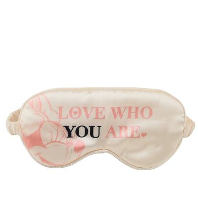 China Anti-wrinkle TC Certificate Recycle RPET Polyester Satin Eye Mask Sleep for sale