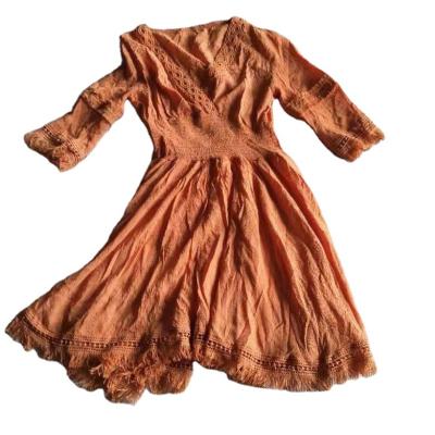 China Popular second hand summer clothing branded dresses used clothes for sale for sale