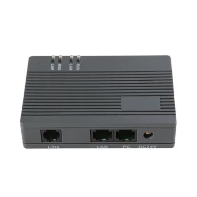 China Transfer analog signal to original voip 1 FXS VoIP port HT912T gateway VoIP network analog 1 gateway for sale