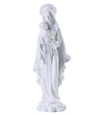 China Europe Baby Jesus 11 Inch Virgin Mary Decor Friends Gift Mother Kiss Statue for Catholic Home Decorations for sale