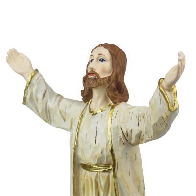 China Modern Indoor Creative Sacred Resin Jesus Statue India Resin Figurines For Home Decoration Friends Gift for sale