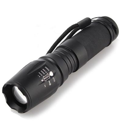 China High Power T6 Zoomable Troch Aluminum Flashlight 10W Waterproof Emergency Flashlight IPX65 for sale