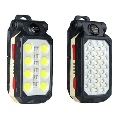 China Adjustable COB Portable Work Light LED Rechargeable Usb Working Lamp With Magnet And Hook 598 for sale