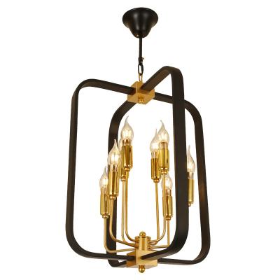 China Industrial Unique Design Living Room Dining Room Decoration Chandelier Indoor Iron Led Pendant Lamp for sale