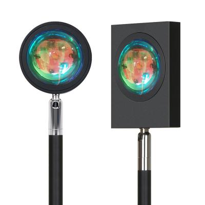 China Modern RGB Sunset Lamp 16 Colors Modern Projection Lamp With Remote Control for sale