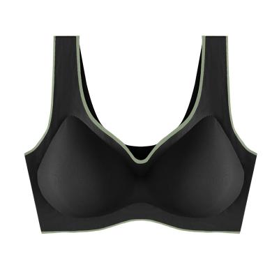 China Women QUICK DRY Bra Latex Inner Wear Lift Up Seamless Bralette Bras Plus Big Size Bra Tank Crop Tops Gathers Protection for sale