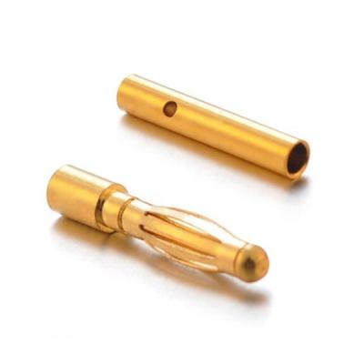 China 2mm to 8mm gold plated 24k mini banana jack power banana jacks manufacturer supplies for audio speaker for sale